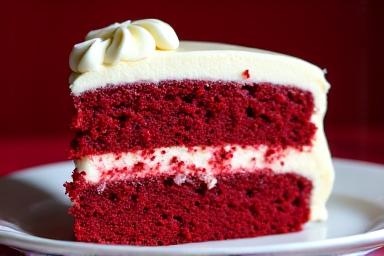 Red Velvet Cake met witte roomkaas glazuur